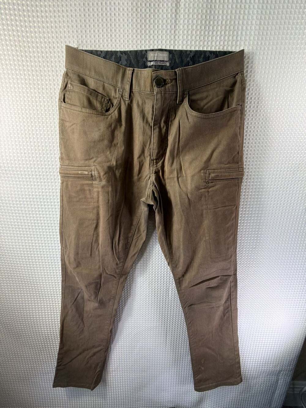 Hickey Freeman 120 Years Brown Utility Cargo Pants - Picture 1 of 1